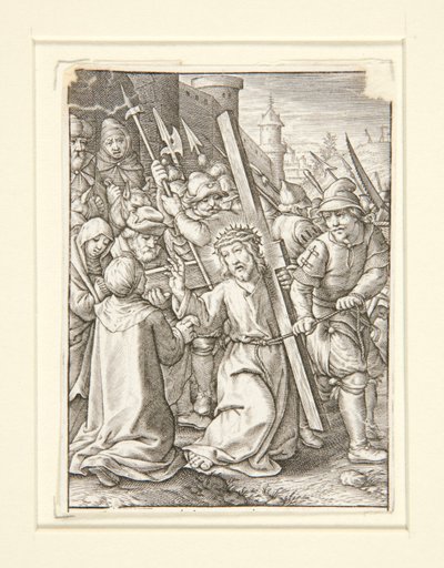 Christ Carrying the Cross by Hieronymus Wierix