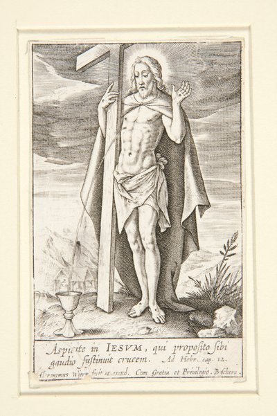 Christ as Savior by Hieronymus Wierix