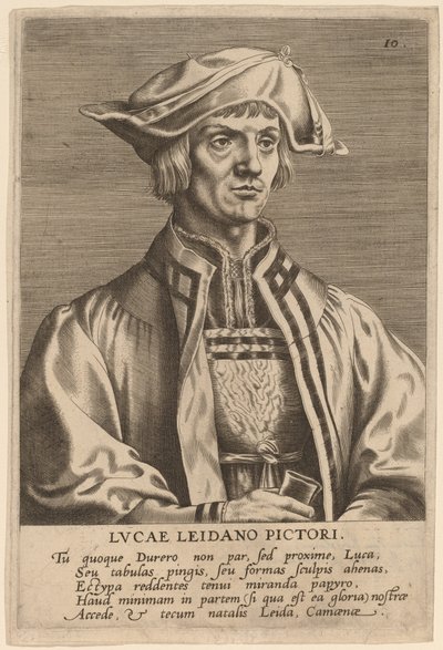 Lucas van Leyden by Hieronymus Wierix