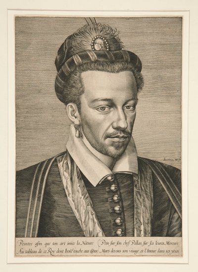 Portrait of Henry III by Hieronymus Wierix