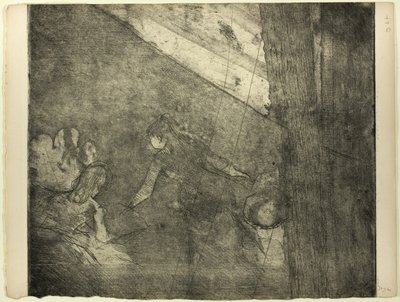 At the Café des Ambassadeurs by Hilaire Germain Edgar Degas