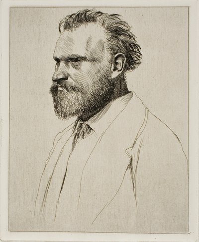 Bust-Length Portrait of Edouard Manet by Hilaire Germain Edgar Degas