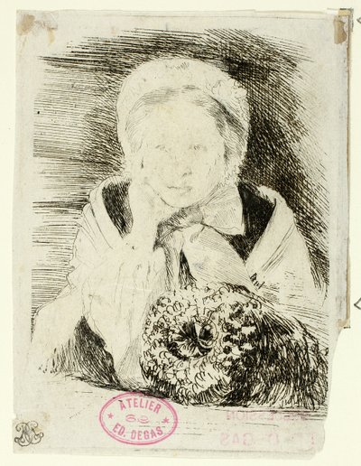 Marguerite Degas, the Artist’s Sister by Hilaire Germain Edgar Degas