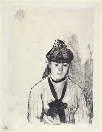 Portrait of Ellen Andrée by Hilaire Germain Edgar Degas