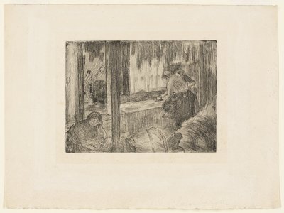 The Laundresses by Hilaire Germain Edgar Degas