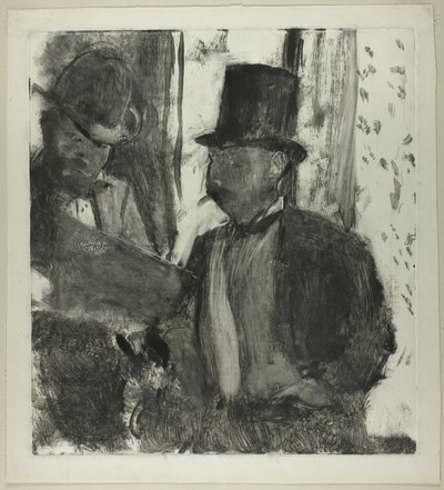 The Two Connoisseurs by Hilaire Germain Edgar Degas