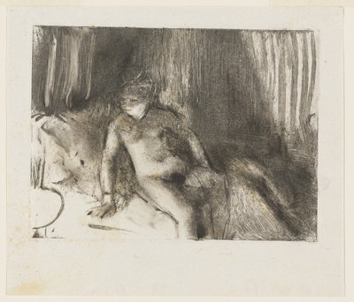 Waiting by Hilaire Germain Edgar Degas