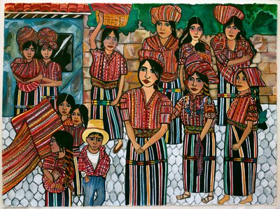 Guatemalan Girls, Solola by Hilary Simon