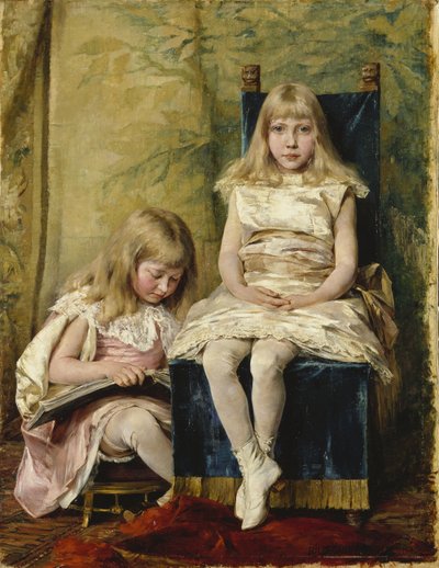 Hildegard and Alfhild Tamm by Hildegard Katerina Thorell