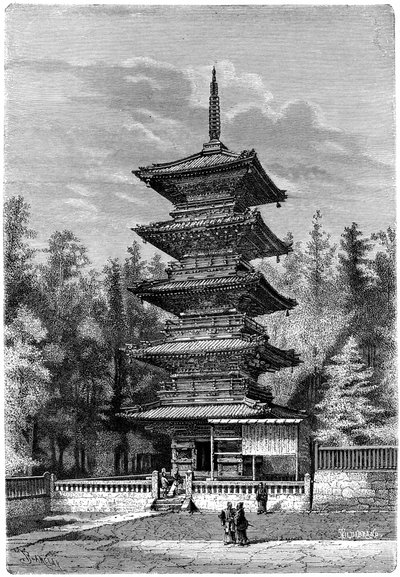 Buddhist Temple, Nikko, Japan by Hildibrand