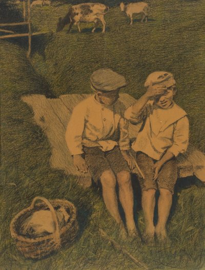 Shepherd Boys by Hilding Nyman