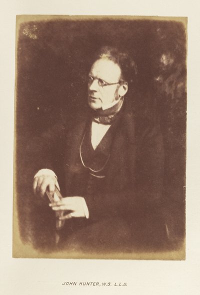 John Hunter, W.S. L.L.D. by Hill and Adamson
