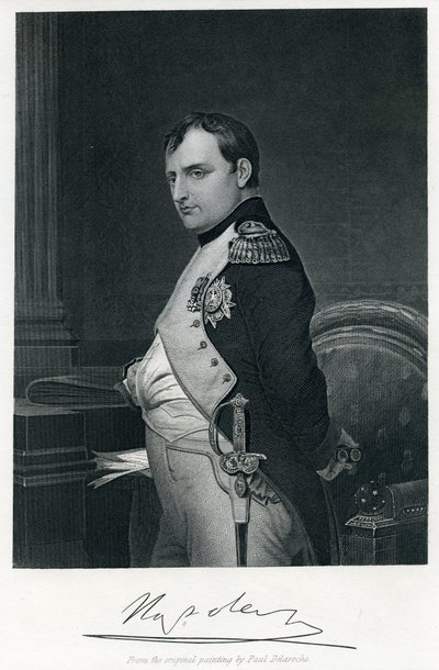 Napoleon I (1769-1821) by Hippolyte (1797 1856) (after) Delaroche