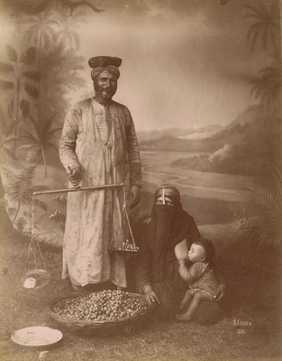 Middle Eastern Family by Hippolyte Arnoux