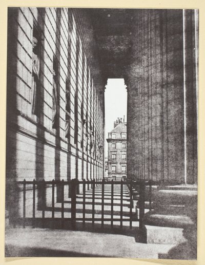 Colonnade of the Church of La Madeleine by Hippolyte Bayard