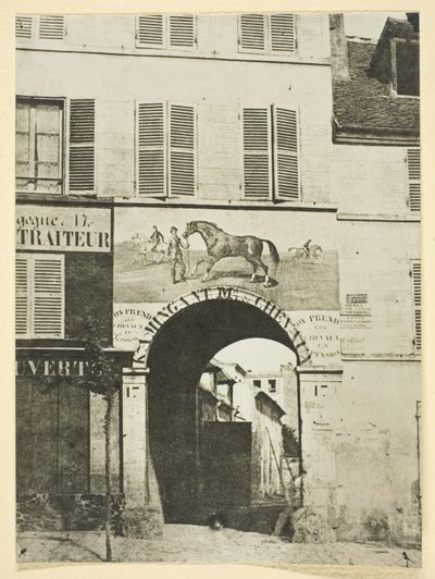 Sign of a Horse Dealer by Hippolyte Bayard