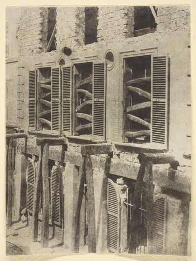 Old House Under Restoration by Hippolyte Bayard