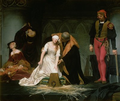 The Execution of Lady Jane Grey by Hippolyte Delaroche
