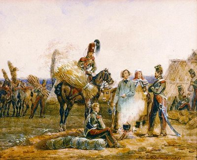 French Troops by Hippolyte Lecomte