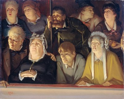 Theater Audience by Hippolyte Michaud