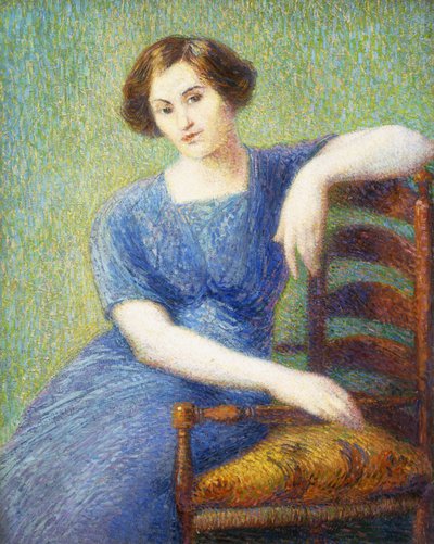 Woman with a Chair by Hippolyte Petitjean