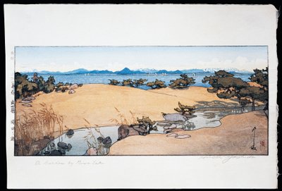 Garden near Lake Biwa by Hiroshi Yoshida