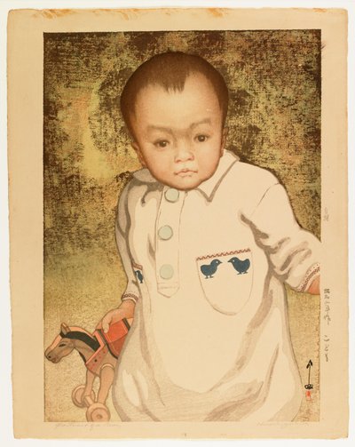 Portrait of a Boy by Hiroshi Yoshida