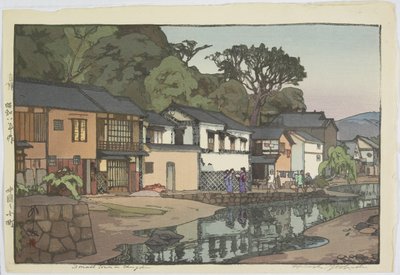 Small Town in Chugoku District by Hiroshi Yoshida