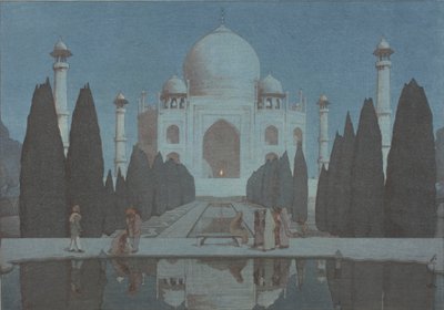 The Taj Mahal at Night, No.6 by Hiroshi Yoshida