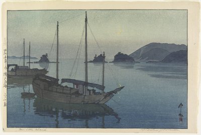Three Little Islands by Hiroshi Yoshida