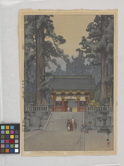 Toshoyu Shrine by Hiroshi Yoshida