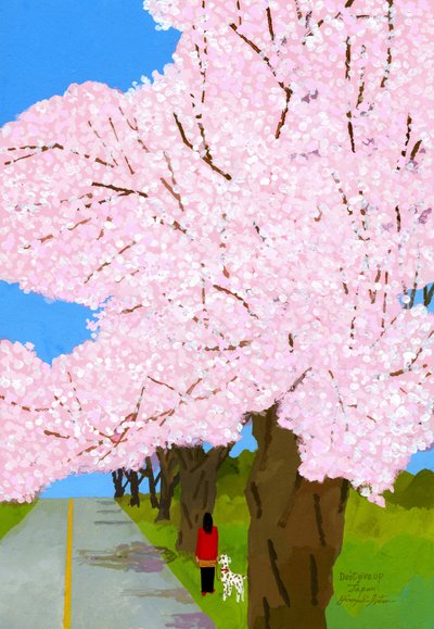 Cherry trees by Hiroyuki Izutsu