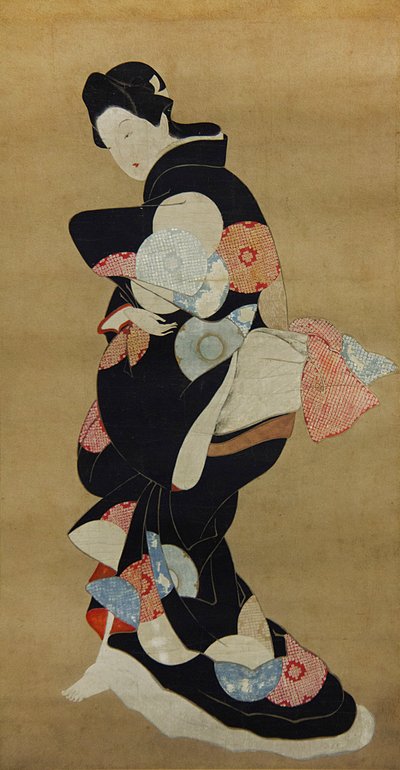 Dancer by Hishikawa Moronobu