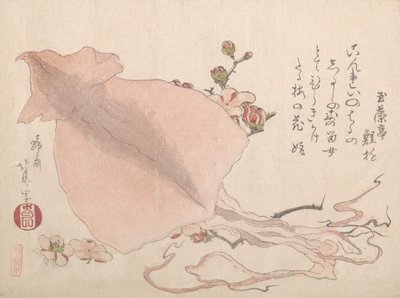 Dried Cuttle-Fish and Plum Blossoms by Hokuba