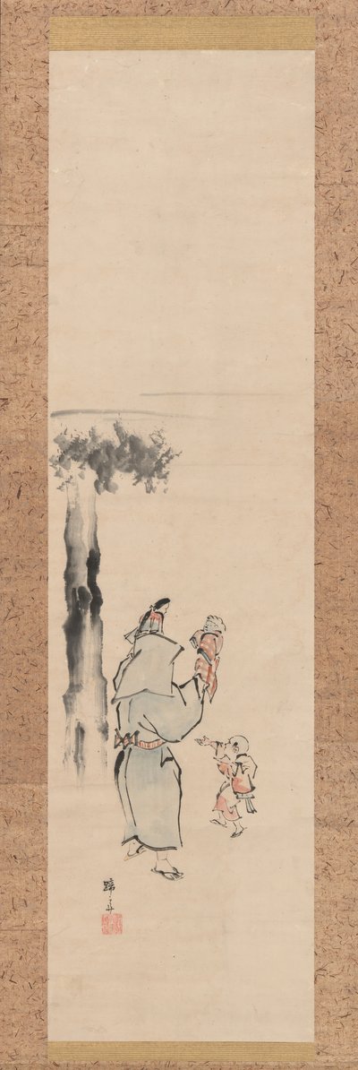 Puppeteer, 19th century by Hokuba