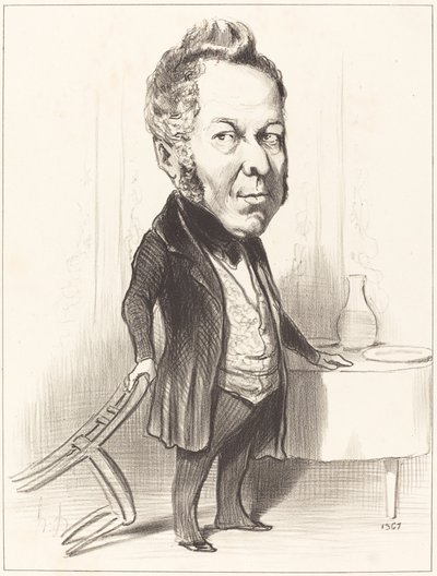 A.P.F. Deslongrais by Honoré Daumier