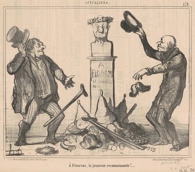 To Flourens, Grateful Youth! by Honoré Daumier