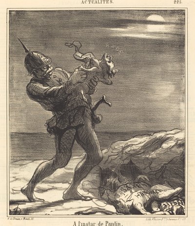 In the Style of Pantin by Honoré Daumier