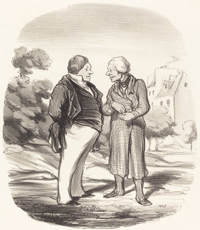 Californian Shareholders by Honoré Daumier