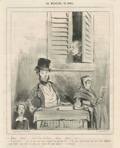 Goodbye! ... By the Grace of God ... by Honoré Daumier