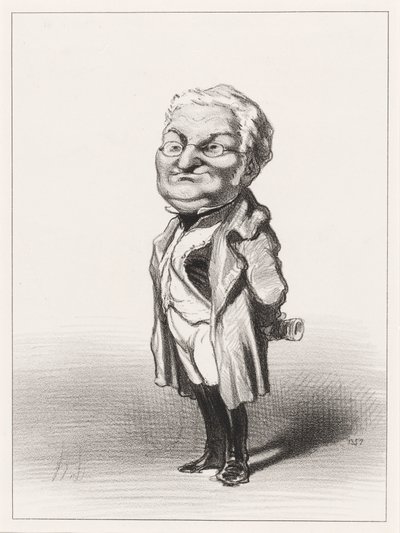 Adolphe Thiers by Honoré Daumier