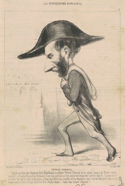 Ariste Found Chauvel by Honoré Daumier