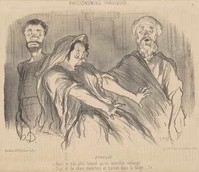 Athalie by Honoré Daumier