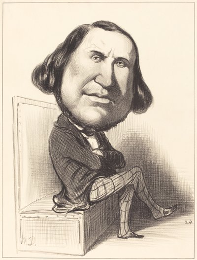 Auguste Avond by Honoré Daumier