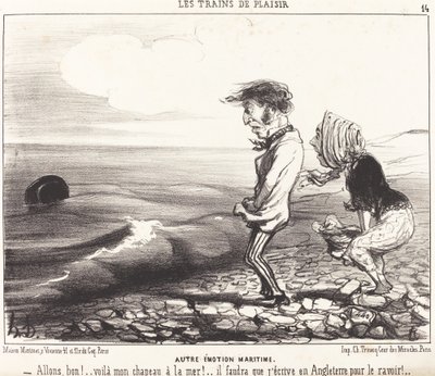 Another Maritime Emotion by Honoré Daumier
