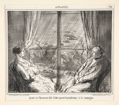 Having had the by Honoré Daumier