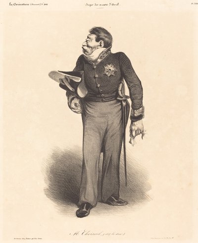 C.-A. Gabriel, Duke of Choiseul by Honoré Daumier