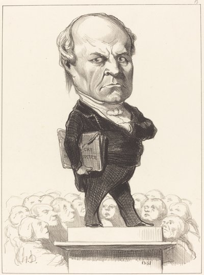 C.H. Odilon Barrot by Honoré Daumier