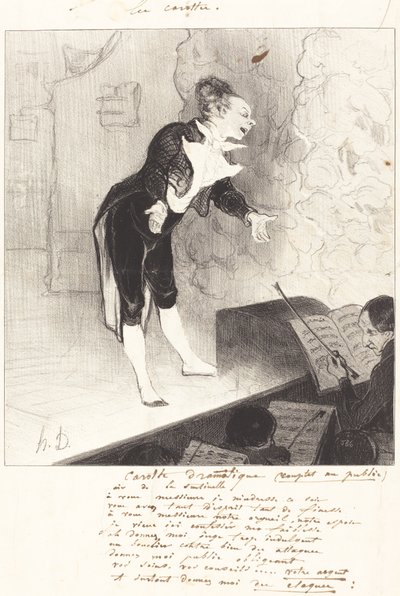 Dramatic Carrot by Honoré Daumier