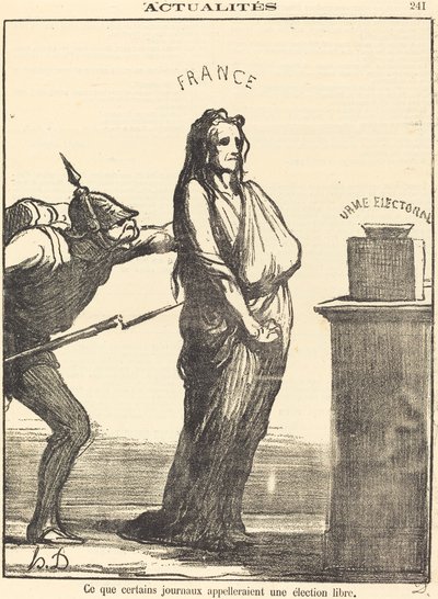 What some newspapers would call... by Honoré Daumier